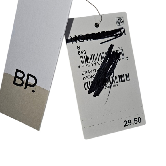 BP. Ribbed Bodysuit, Size Small, White, NWT - Picture 5 of 7